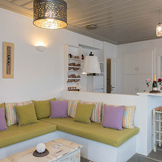 The sitting area of the house